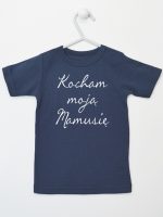 kocham moją mamusię koszulka z krótkim rękawem kolor granatowy 144