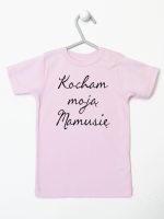 kocham moją mamusię koszulka z krótkim rękawem kolor różowy 144
