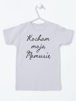 kocham moją mamusię koszulka z krótkim rękawem kolor szary 144