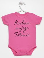 kocham moją tatusia body z krótkim rękawem kolor ciemny rózowy 145 kocham moją tatusia body z krótkim rękawem kolor ciemny rózowy 145