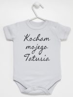 kocham moją tatusia body z krótkim rękawem kolor szary 145 kocham moją tatusia body z krótkim rękawem kolor szary 145