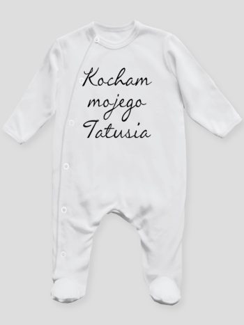 kocham moją tatusia pajacyk śpioszek ze stópkami 145