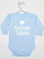 kocham tatusia z sercem body z długim rękawem kolor błękitny 033 kocham tatusia z sercem body z długim rękawem kolor błękitny 033