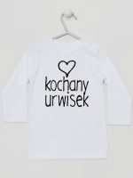 kochany urwisek koszulka z długim rękawem kolor biały 079