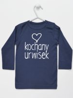 kochany urwisek koszulka z długim rękawem kolor granatowy 079