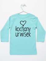 kochany urwisek koszulka z długim rękawem kolor miętowy 079