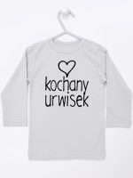 kochany urwisek koszulka z długim rękawem kolor szary 079