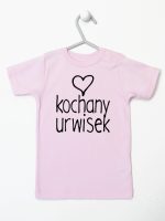 kochany urwisek koszulka z krótkim rękawem kolor różowy 079