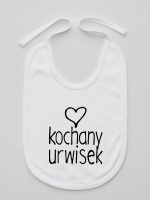 kochany urwisek śliniak niemowlęcy kolor biały 079