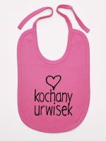 kochany urwisek śliniak niemowlęcy kolor ciemny różowy 079