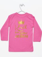 król jest tylko jeden nadruk złoty koszulka z długim rękawem kolor ciemny różowy 232 król jest tylko jeden nadruk złoty koszulka z długim rękawem kolor ciemny różowy 232