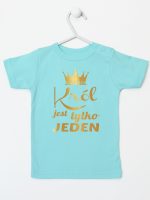 król jest tylko jeden nadruk złoty koszulka z krótkim rękawem kolor miętowy 232 król jest tylko jeden nadruk złoty koszulka z krótkim rękawem kolor miętowy 232