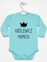 królewicz mamusi body z długim rękawem kolor miętowy 118