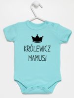 królewicz mamusi body z krótkim rękawem kolor miętowy 118
