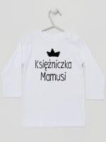 księżniczka mamusi koszulka z długim rękawem kolor biały 056