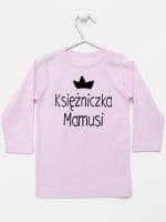 księżniczka mamusi koszulka z długim rękawem kolor różowy 056
