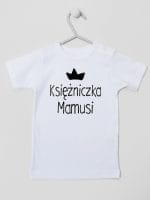 księżniczka mamusi koszulka z krótkim rękawem kolor biały 056
