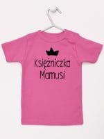 księżniczka mamusi koszulka z krótkim rękawem kolor ciemny różowy 056