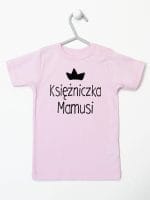 księżniczka mamusi koszulka z krótkim rękawem kolor różowy 056