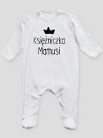 księżniczka mamusi pajacyk śpioszek ze stópkami 056 księżniczka mamusi pajacyk śpioszek ze stópkami 056