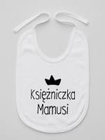 księżniczka mamusi śliniak niemowlęcy kolor biały 056