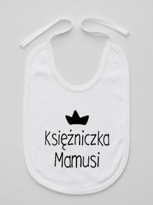 księżniczka mamusi śliniak niemowlęcy kolor biały 056