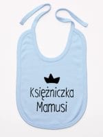 księżniczka mamusi śliniak niemowlęcy kolor błękitny 056