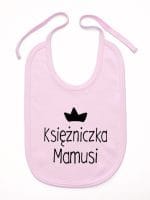 księżniczka mamusi śliniak niemowlęcy kolor różowy 056