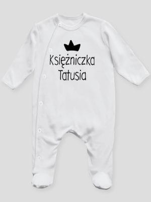 księżniczka tatusia pajacyk śpioszek ze stópkami 055