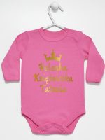 księżniczka tatusia z imieniem dziecka body z długim rękawem kolor ciemny różowy 239 księżniczka tatusia z imieniem dziecka body z długim rękawem kolor ciemny różowy 239