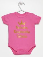 księżniczka tatusia z imieniem dziecka body z krótkim rękawem kolor ciemny rózowy 239 księżniczka tatusia z imieniem dziecka body z krótkim rękawem kolor ciemny rózowy 239