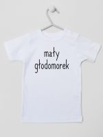 mały głodomorek koszulka z krótkim rękawem kolor biały 124