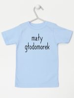 mały głodomorek koszulka z krótkim rękawem kolor błękitny 124