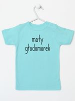 mały głodomorek koszulka z krótkim rękawem kolor miętowy 124