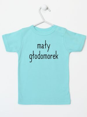 mały głodomorek koszulka z krótkim rękawem kolor miętowy 124