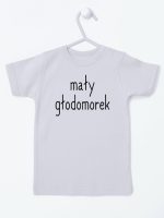 mały głodomorek koszulka z krótkim rękawem kolor szary 124