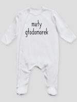 mały głodomorek pajacyk śpioszek ze stópkami 124