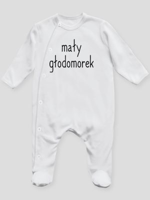 mały głodomorek pajacyk śpioszek ze stópkami 124