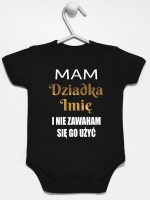 mam dziadka i nie zawaham się go użyć body z krótkim rękawem kolor czarny 182