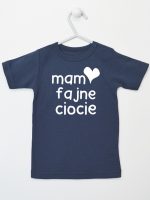 mam fajne ciocie koszulka z krótkim rękawem kolor granatowy 136