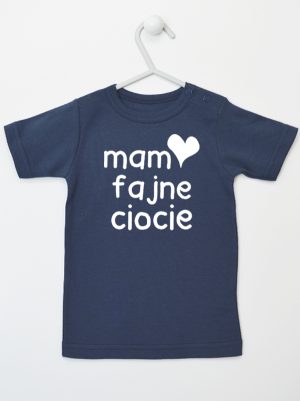 mam fajne ciocie koszulka z krótkim rękawem kolor granatowy 136