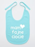 mam fajne ciocie śliniak niemowlęcy kolor miętowy 136