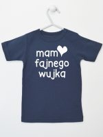 mam fajnego wujka koszulka z krótkim rękawem kolor granatowy 081