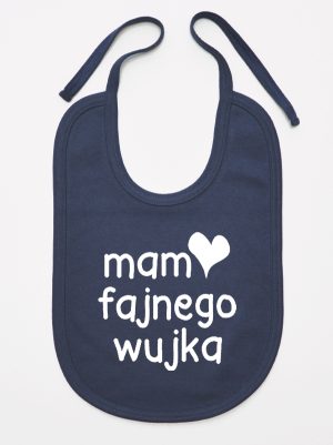 mam fajnego wujka śliniak niemowlęcy kolor granatowy 081