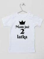 mam już dwa latka koszulka z krótkim rękawem kolor biały 235