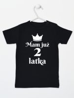 mam już dwa latka koszulka z krótkim rękawem kolor czarny 235