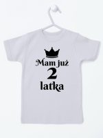 mam już dwa latka koszulka z krótkim rękawem kolor szary 235