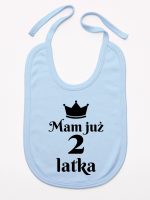 mam już dwa latka śliniak niemowlęcy kolor błękitny 235