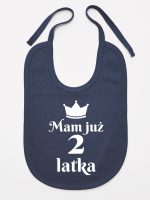 mam już dwa latka śliniak niemowlęcy kolor granatowy 235