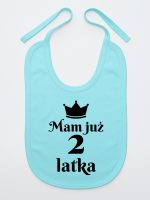 mam już dwa latka śliniak niemowlęcy kolor miętowy 235